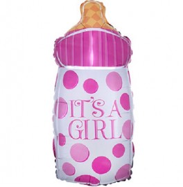 Шар фигура Бутылочка IT'S A GIRL